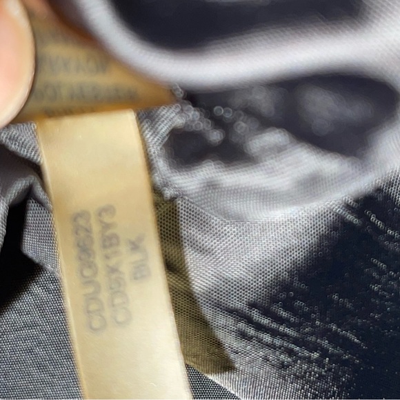 CALVIN KLEIN Black Dress sleeveless high neckline and button back - Picture 13 of 16